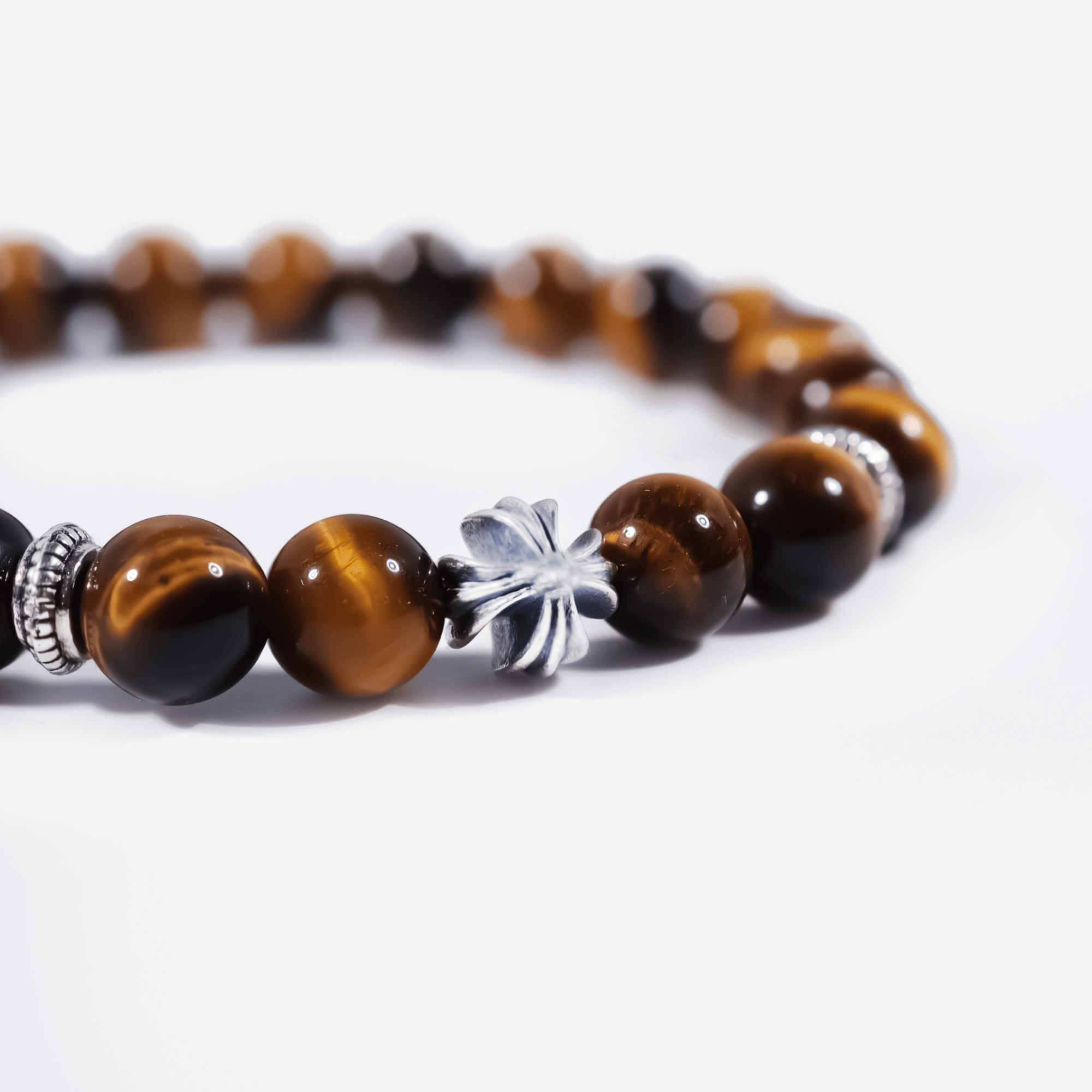 Guardian Tiger’s Eye Cross Bracelet - JWPatronus