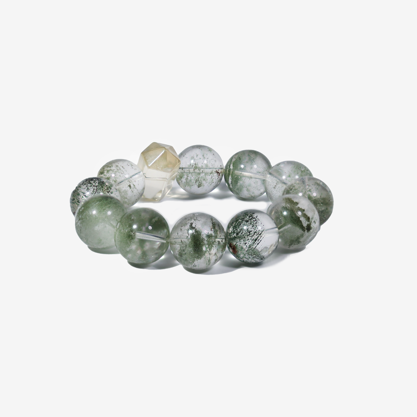 Mystic Forest Phantom Quartz Bracelet