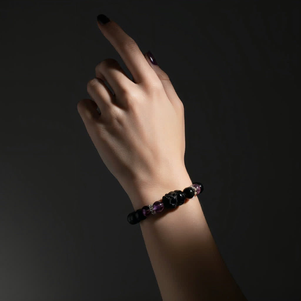 Mystic Amethyst Protection Bracelet - JWPatronus