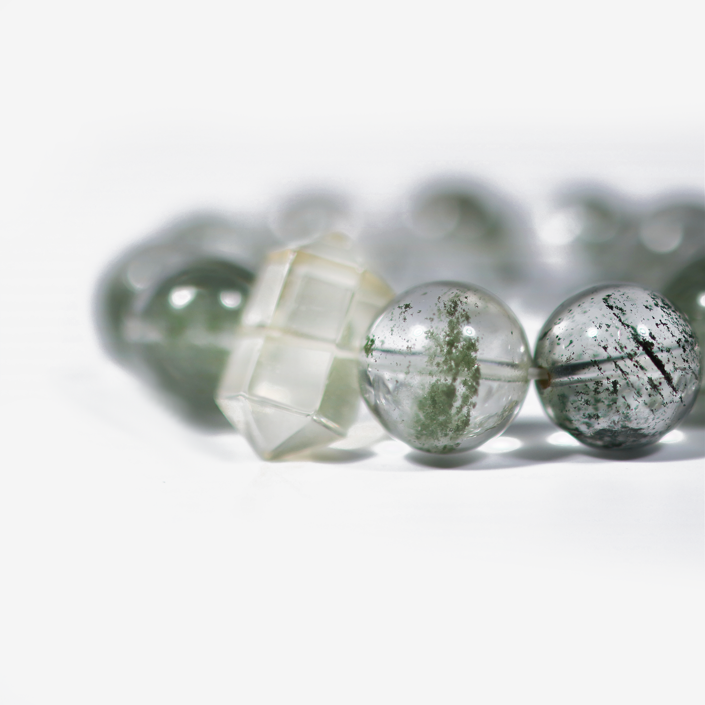 Mystic Forest Phantom Quartz Bracelet