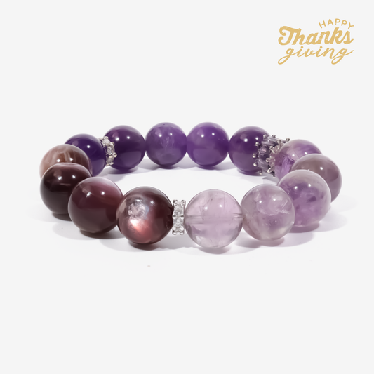 Lunar Grace Amethyst Bracelet