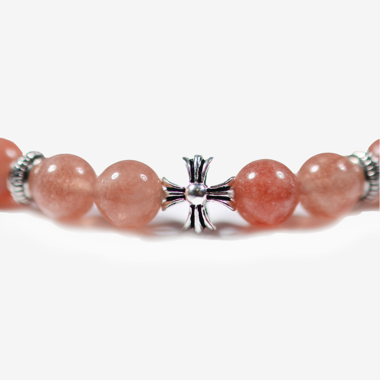 Strawberry Cross Crystal Bracelet