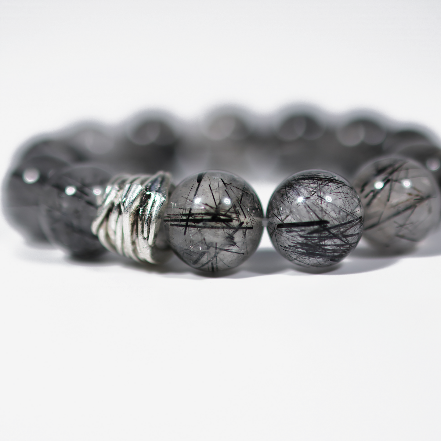 Eternal Guardian Black Rutile Quartz Bracelet