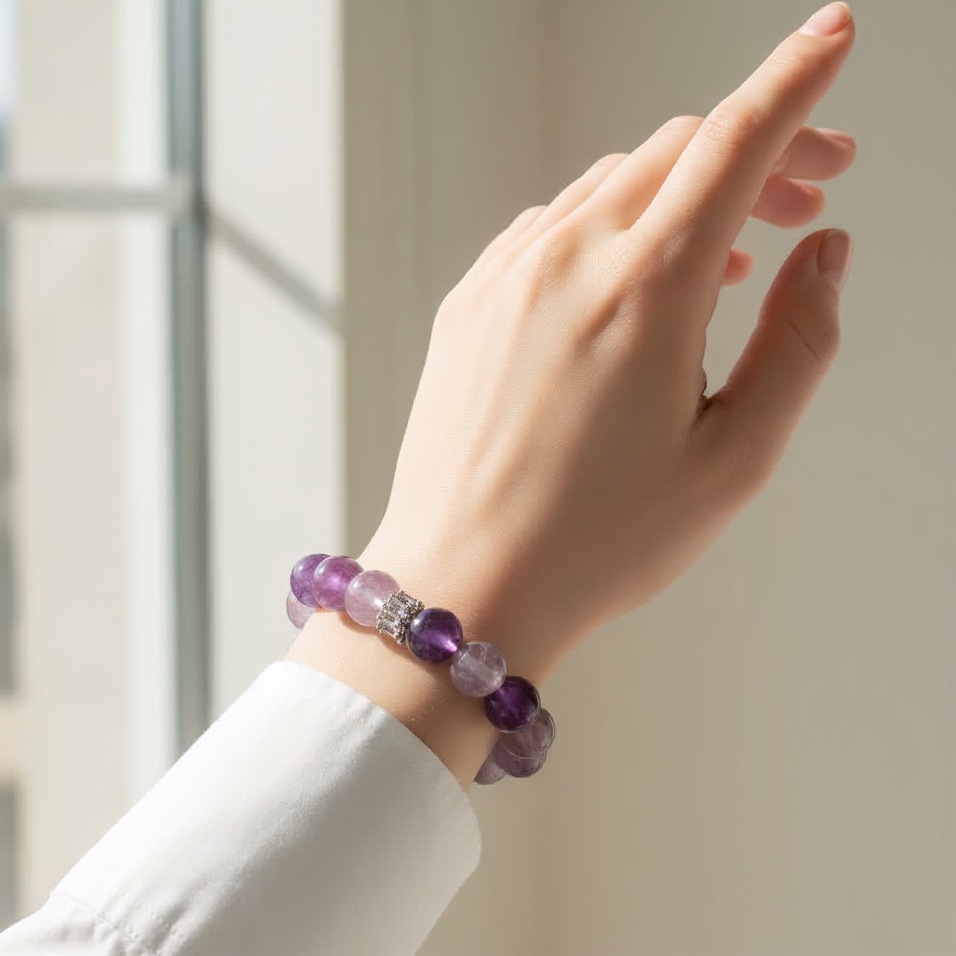 Lunar Grace Amethyst Bracelet - JWPatronus