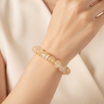 Golden Hematoid Quartz Bracelet - JWPatronus