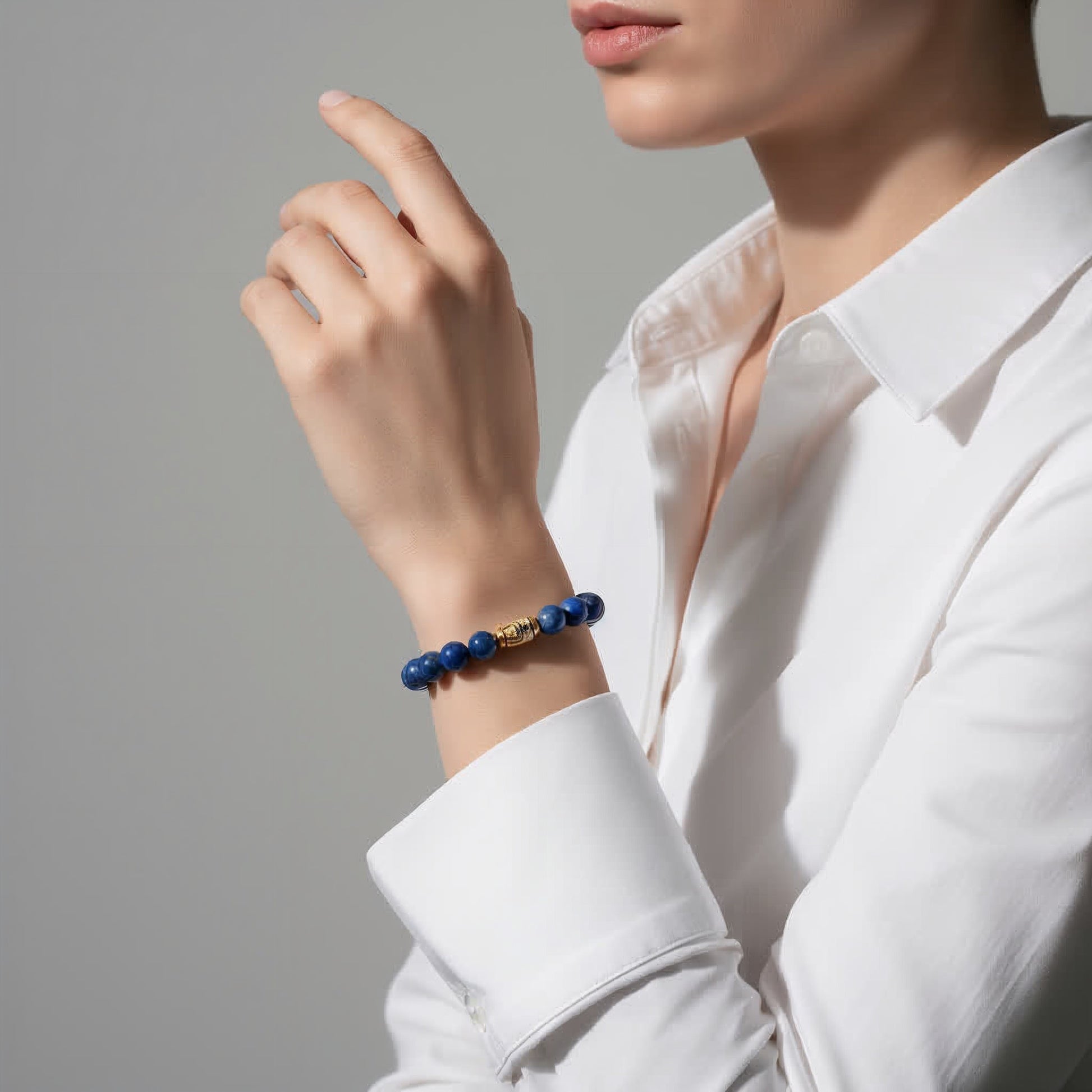 Tranquil Lapis Bracelet - JWPatronus
