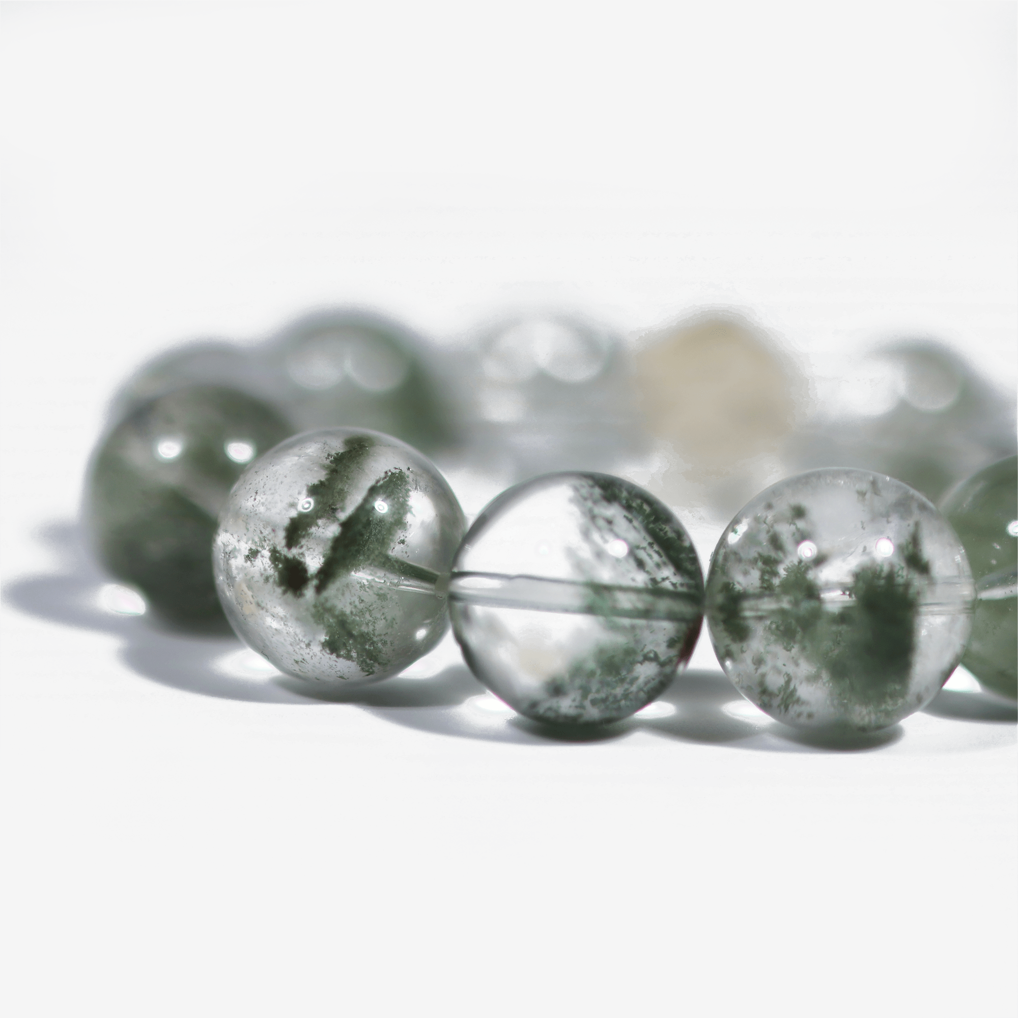 Mystic Forest Green Phantom Quartz Bracelet - JWPatronus