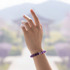 Serene Amethyst Pillar Bracelet - JWPatronus