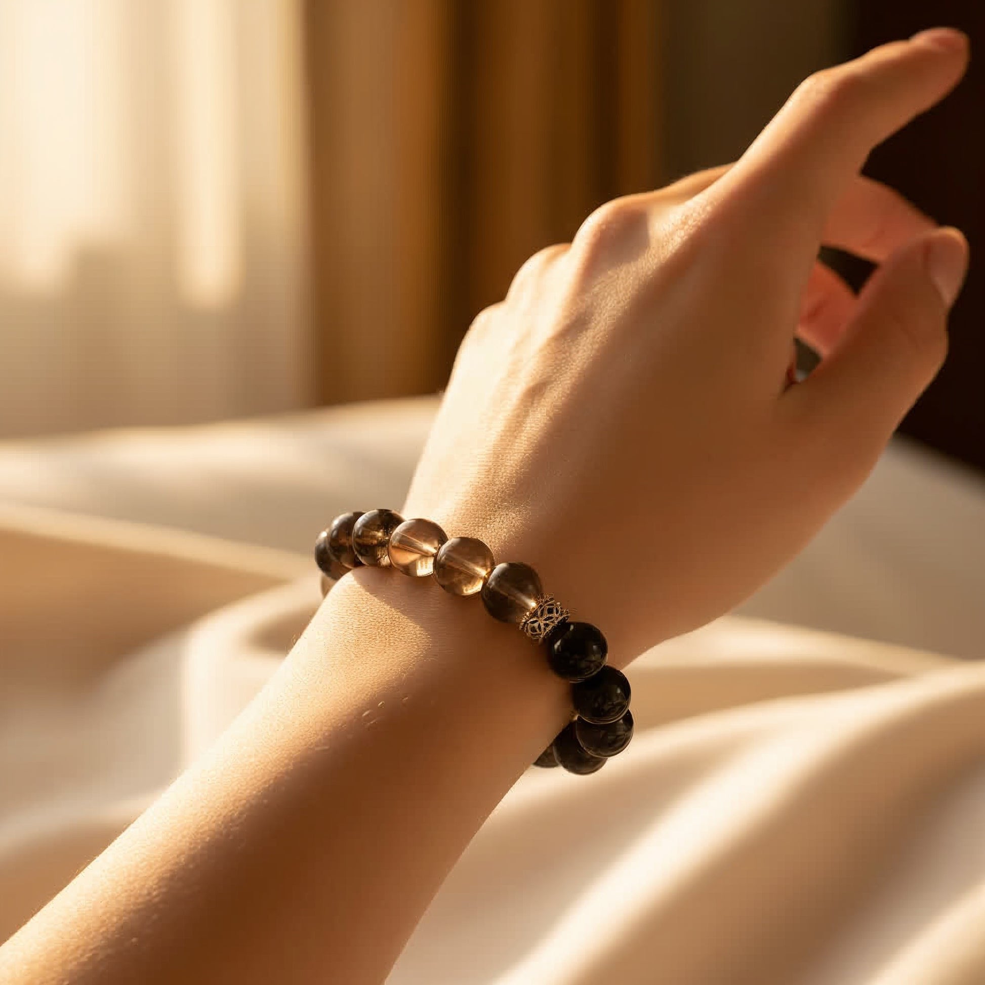 Grounding Serenity Obsidian Bracelet - JWPatronus