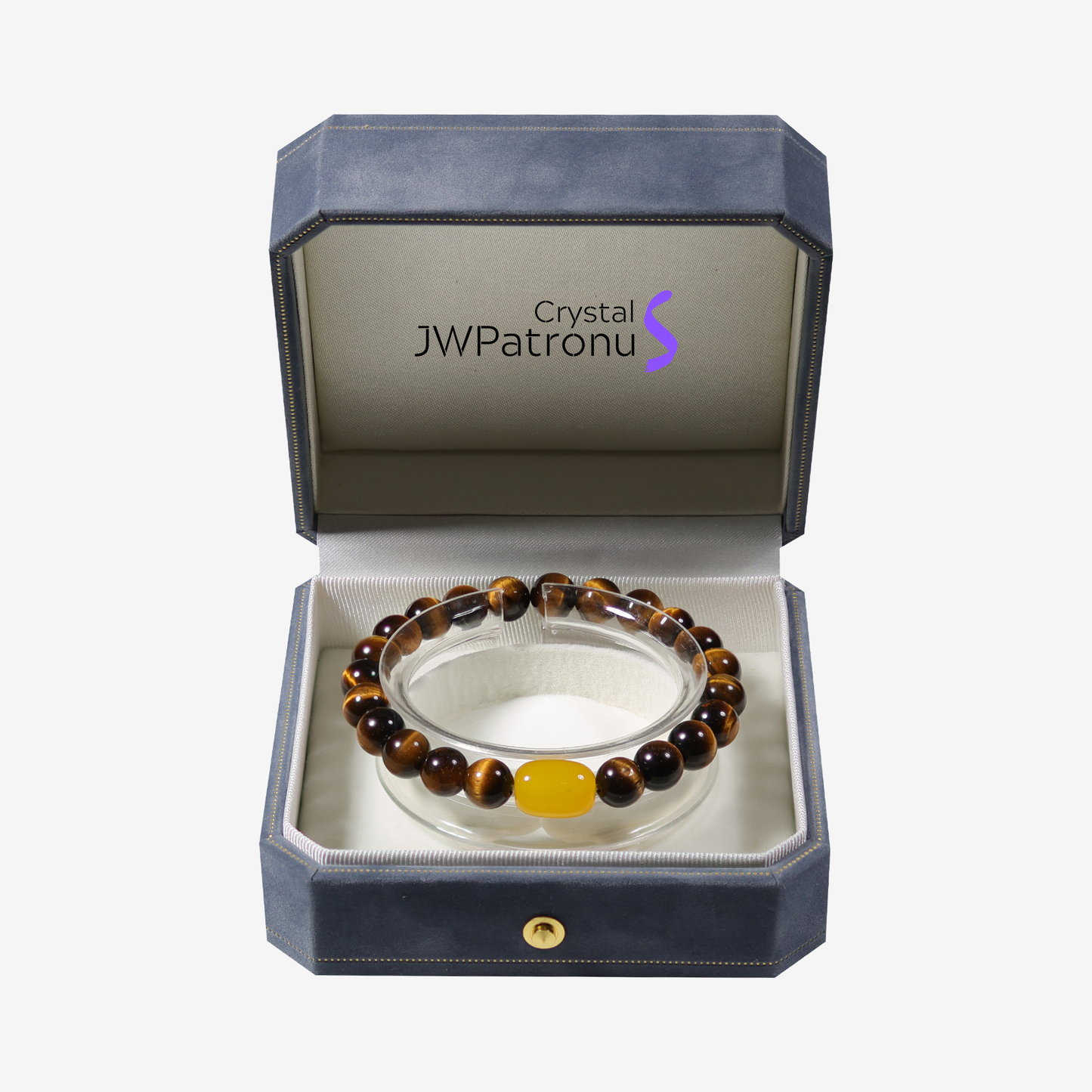 Tiger's Eye & Amber Bracelet