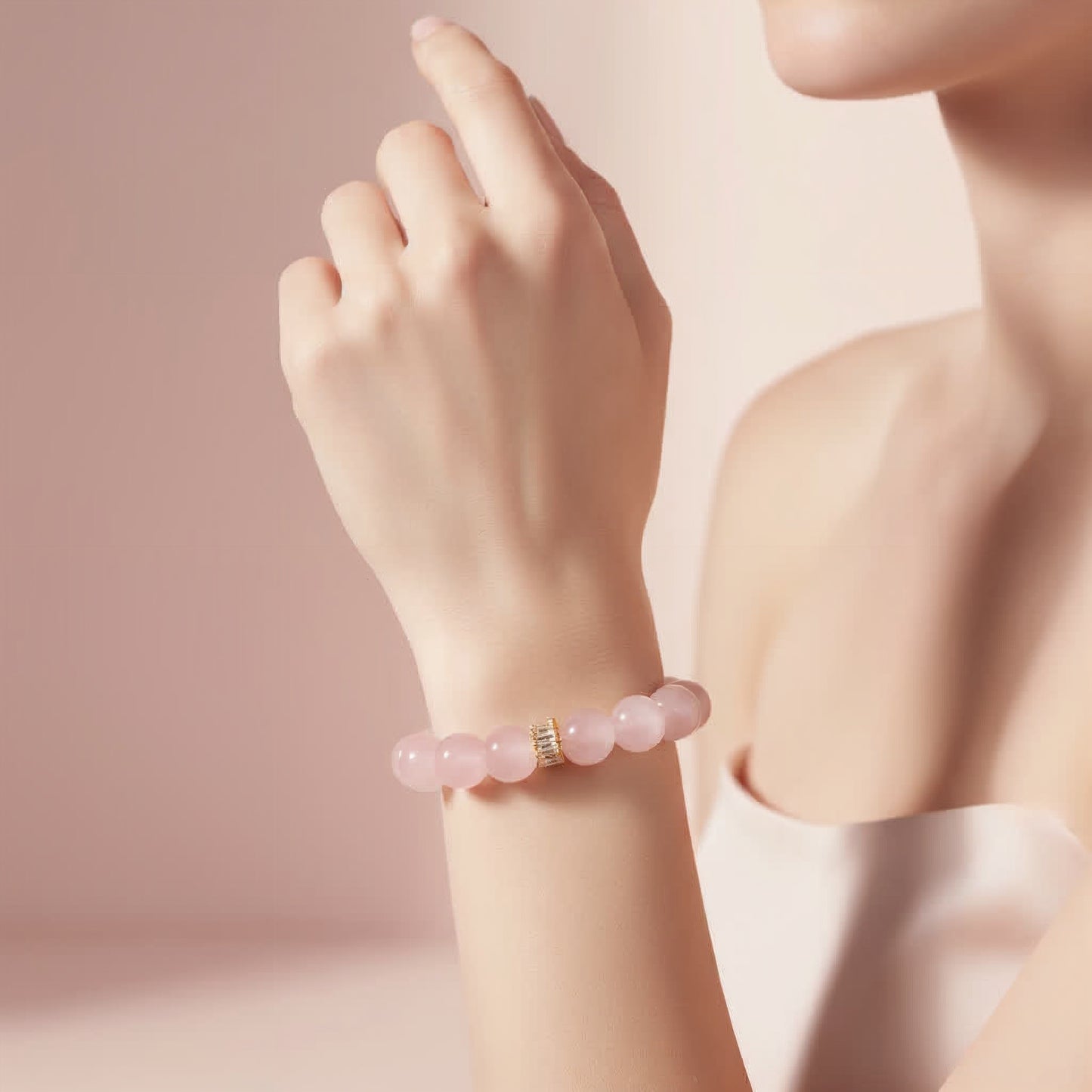 Harmony Rose Quartz Bracelet - JWPatronus