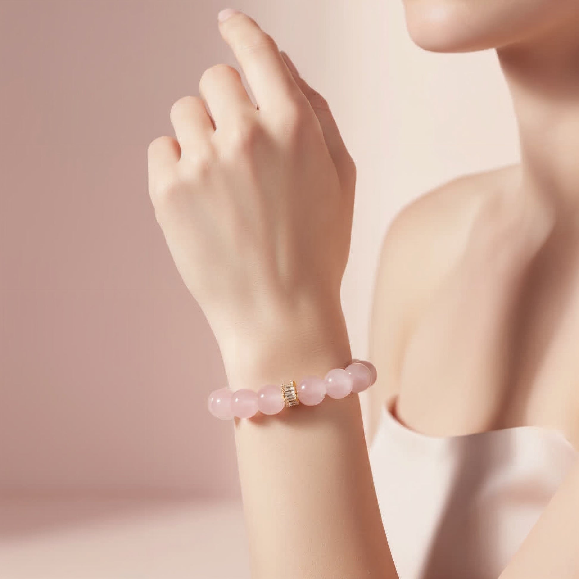 Harmony Rose Quartz Bracelet - JWPatronus