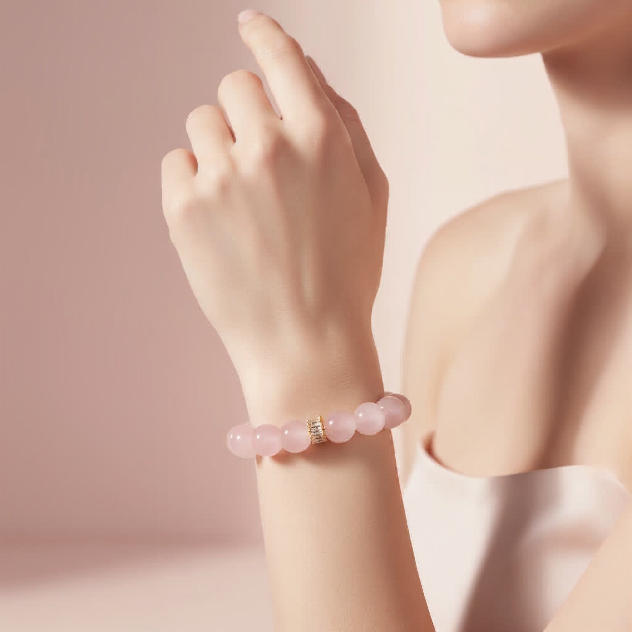 Harmony Rose Quartz Bracelet - JWPatronus