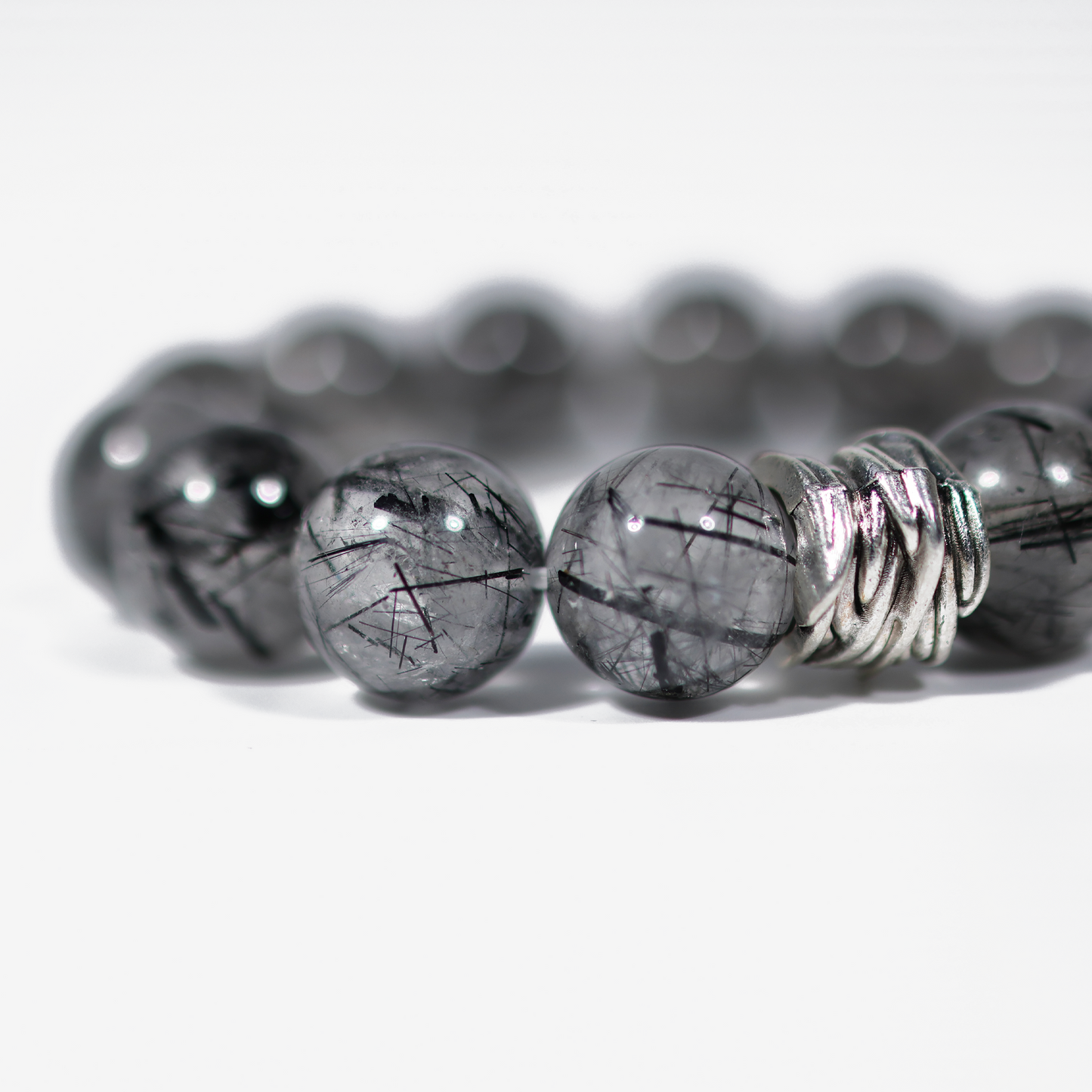 Eternal Guardian Black Rutile Quartz Bracelet