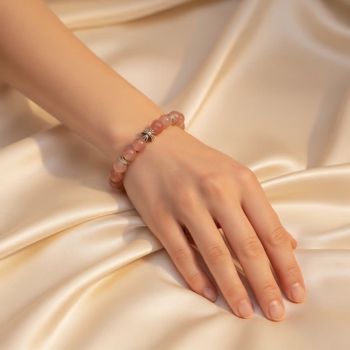 Lucky Blessing Rhodochrosite Bracelet - JWPatronus