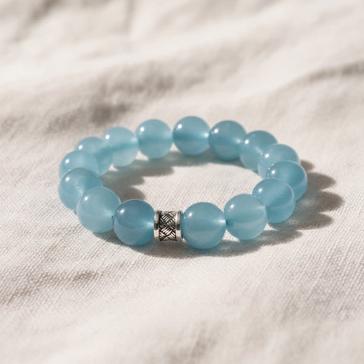 Ocean’s Grace Aquamarine Bracelet - JWPatronus