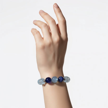 Celestial Waves Aquamarine Bracelet - JWPatronus