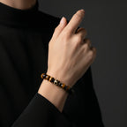 Kailash Tiger’s Eye Dzi Bracelet - JWPatronus