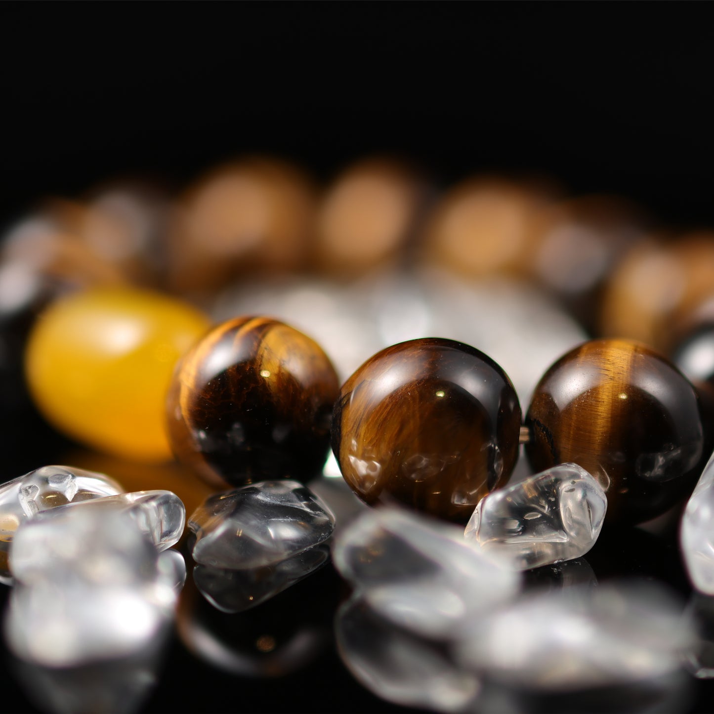 Tiger’s eye & Amber Bracelet