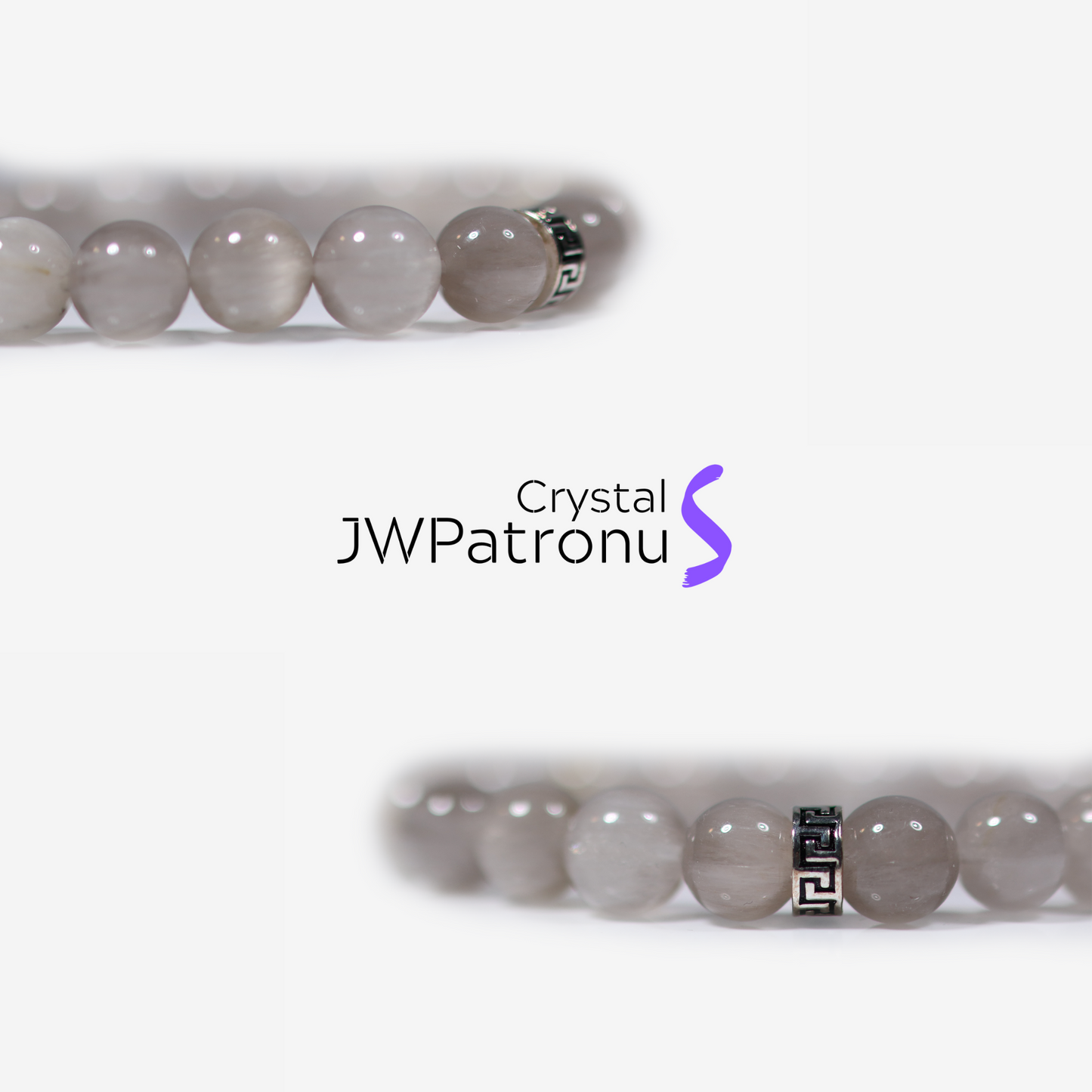 Moonlit Grace Rutilated Quartz Bracelet