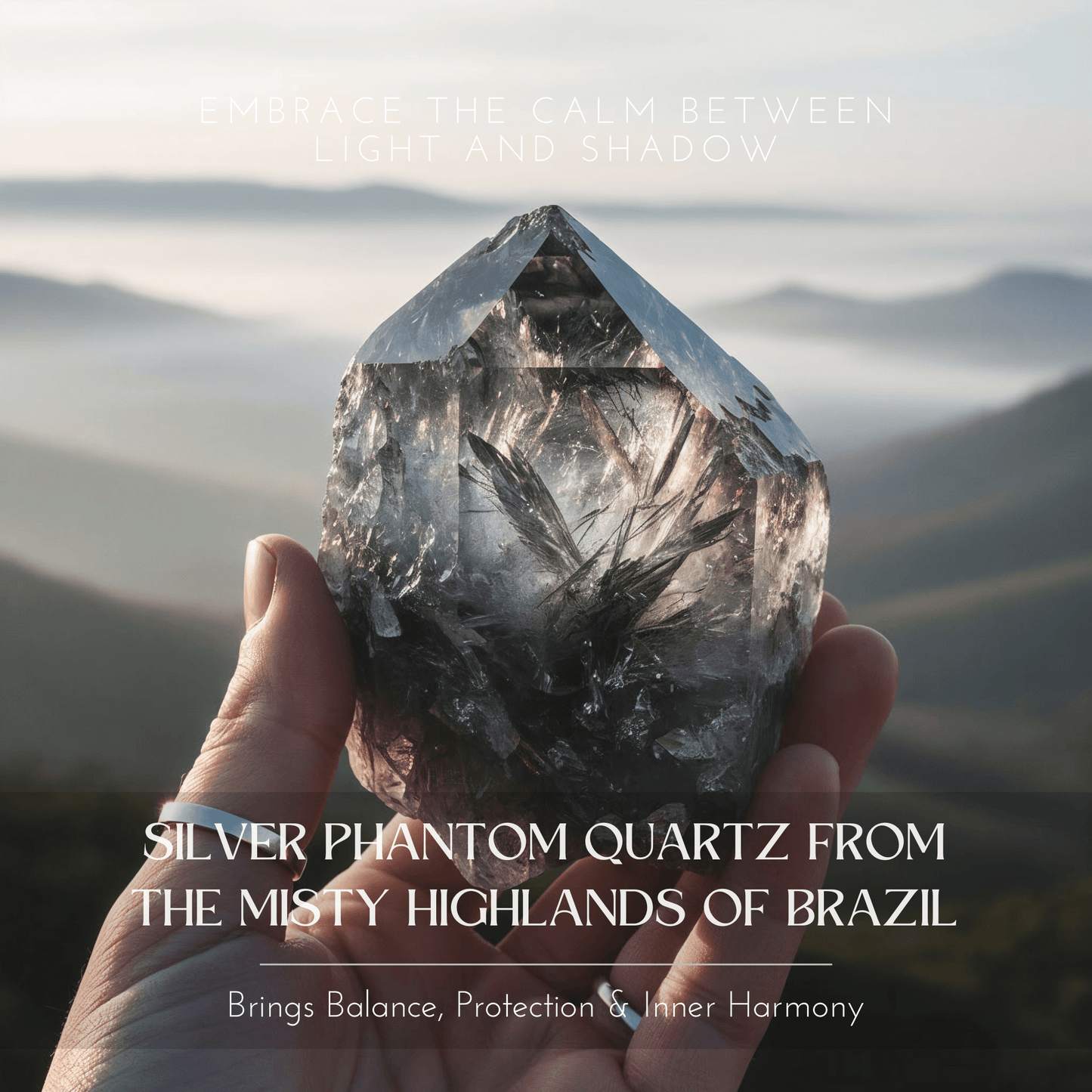 Ethereal Harmony Silver Quartz Bracelet - JWPatronus