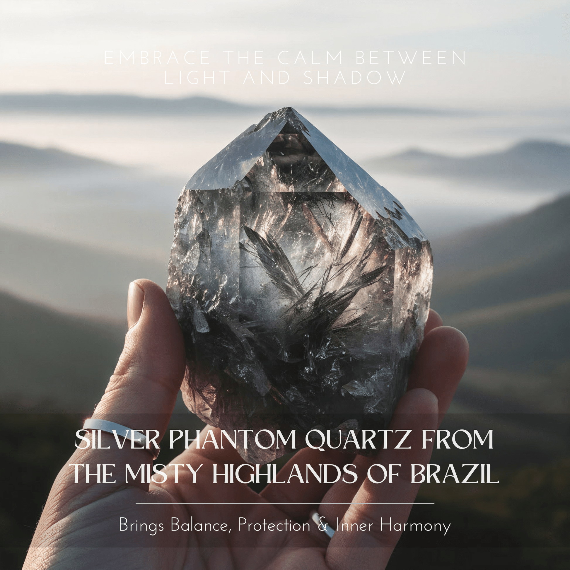 Ethereal Harmony Silver Quartz Bracelet - JWPatronus