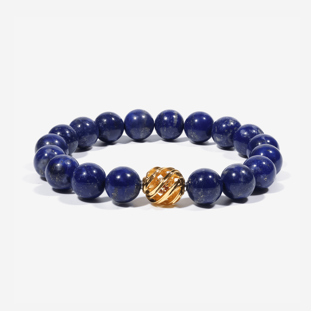 Golden Lucky Lapis Bracelet - JWPatronus
