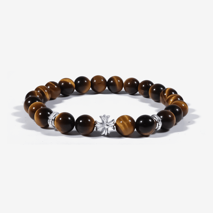 Guardian Tiger’s Eye Cross Bracelet - JWPatronus