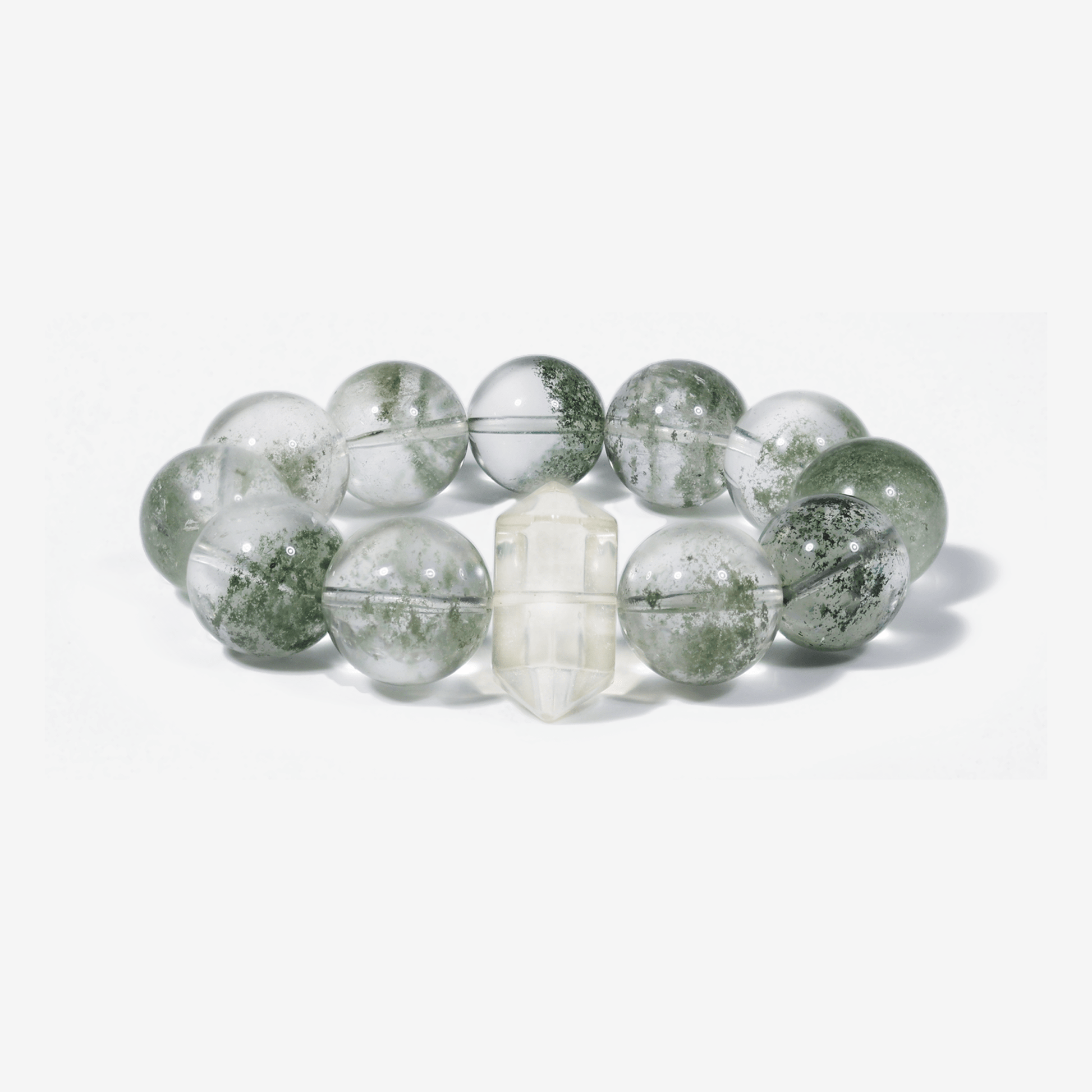 Mystic Forest Green Phantom Quartz Bracelet - JWPatronus