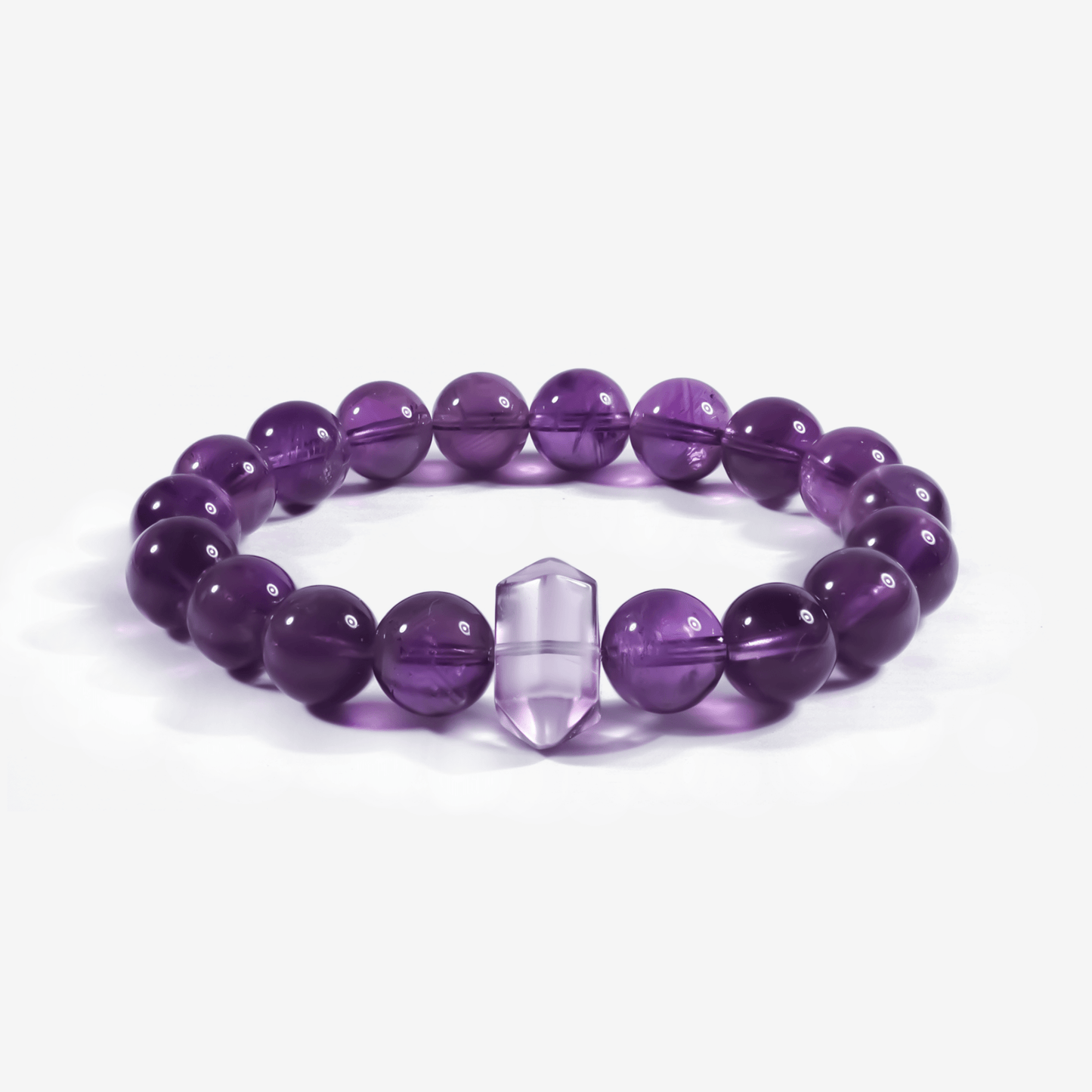 Serene Amethyst Pillar Bracelet - JWPatronus