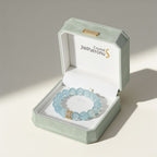 Blue Horizon Aquamarine Bracelet by JWPatronus – natural crystal bracelet for women