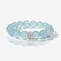 Blue Horizon Aquamarine Bracelet by JWPatronus – natural crystal bracelet for women