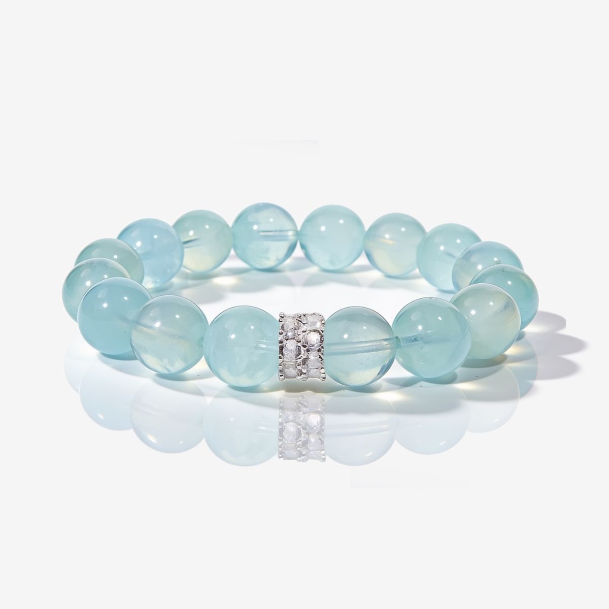 Blue Horizon Aquamarine Bracelet by JWPatronus – natural crystal bracelet for women