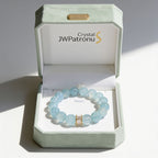 Blue Horizon Aquamarine Bracelet by JWPatronus – natural crystal bracelet for women