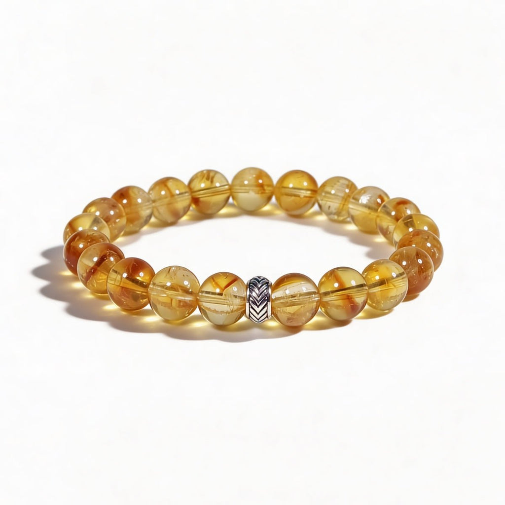 Brilliant Citrine Bracelet by JWPatronus – natural crystal bracelet for women