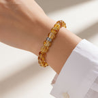 Brilliant Citrine Bracelet by JWPatronus – natural crystal bracelet for women