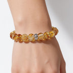 Brilliant Citrine Bracelet by JWPatronus – natural crystal bracelet for women