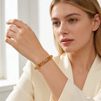 Brilliant Citrine Bracelet by JWPatronus – natural crystal bracelet for women