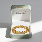 Brilliant Citrine Bracelet by JWPatronus – natural crystal bracelet for women