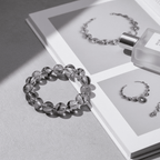 Calm Armor Black Rutilated Quartz Bracelet by JWPatronus – natural crystal bracelet for women