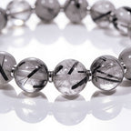 Calm Armor Black Rutilated Quartz Bracelet by JWPatronus – natural crystal bracelet for women