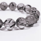 Calm Armor Black Rutilated Quartz Bracelet by JWPatronus – natural crystal bracelet for women