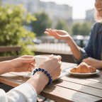 Celestial Lapis Bracelet by JWPatronus – natural crystal bracelet for women