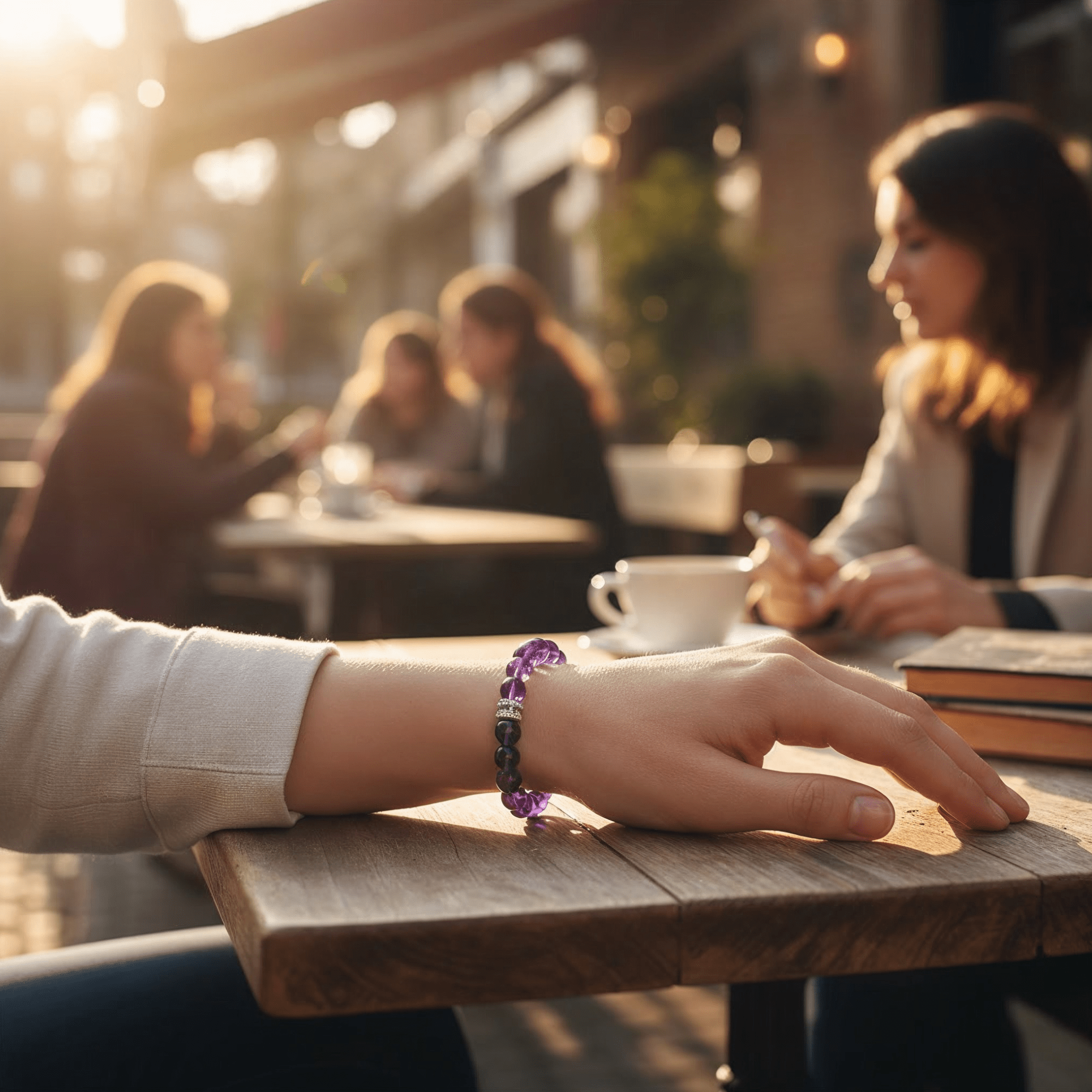 Eternal Elegant Amethyst Bracelet by JWPatronus – natural crystal bracelet for women