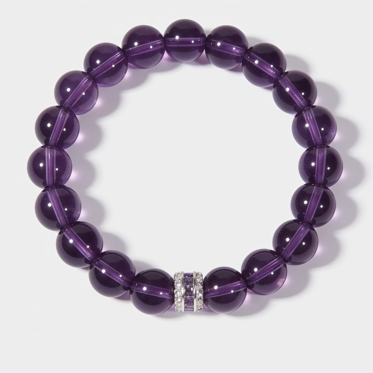 Eternal Elegant Amethyst Bracelet by JWPatronus – natural crystal bracelet for women