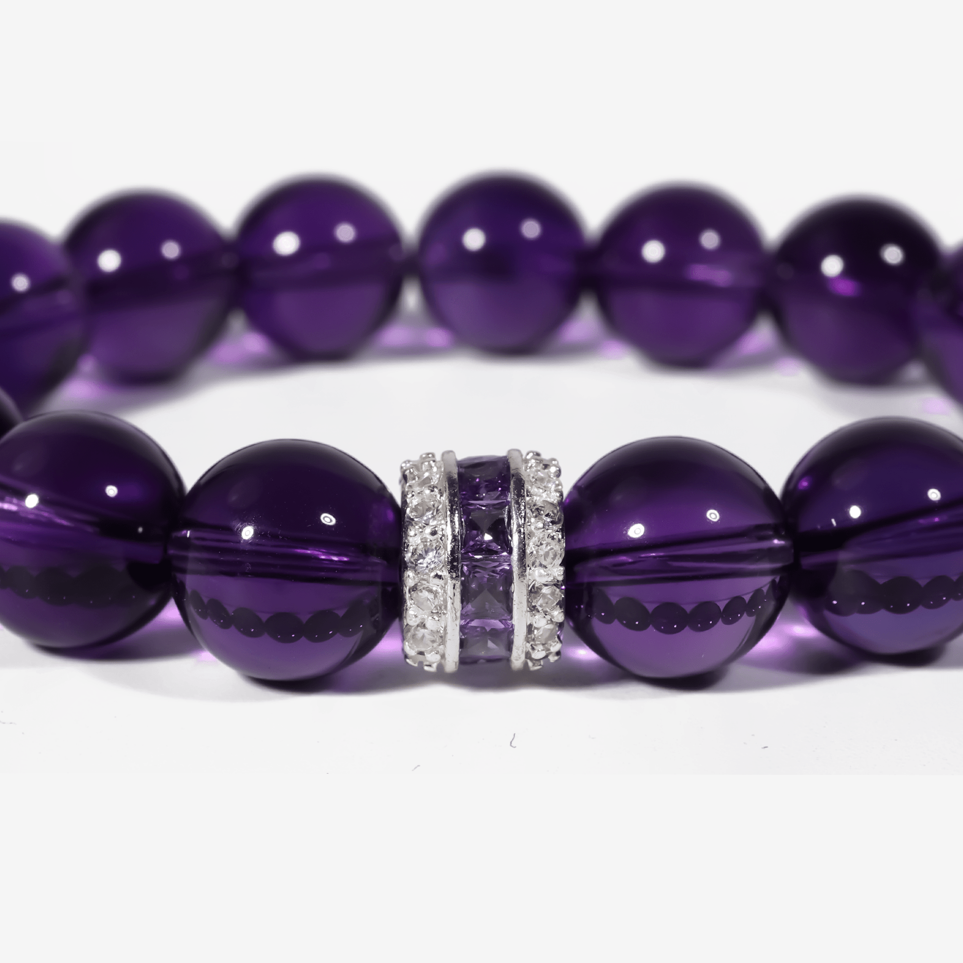 Eternal Elegant Amethyst Bracelet by JWPatronus – natural crystal bracelet for women