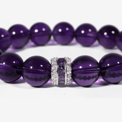 Eternal Elegant Amethyst Bracelet by JWPatronus – natural crystal bracelet for women