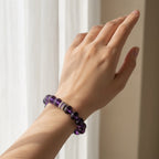 Eternal Elegant Amethyst Bracelet by JWPatronus – natural crystal bracelet for women