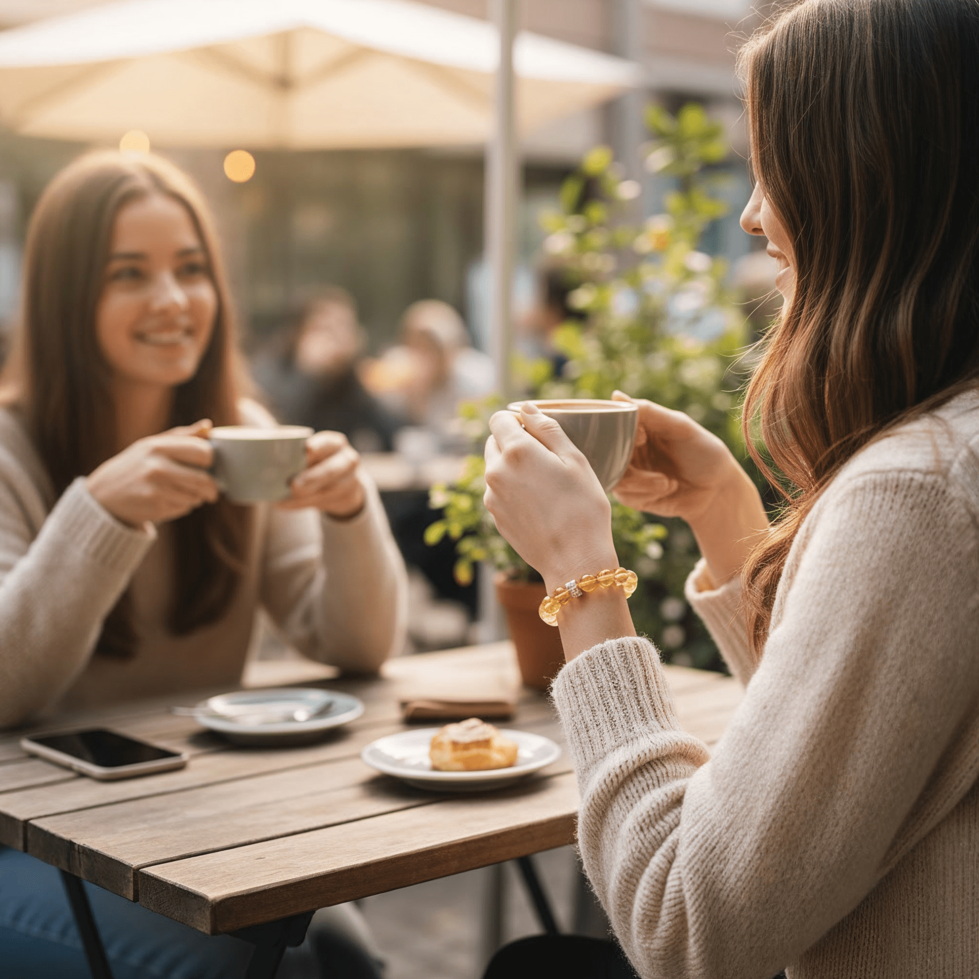 Golden Healer Ice Yellow Quartz Bracelet by JWPatronus – natural crystal bracelet for women