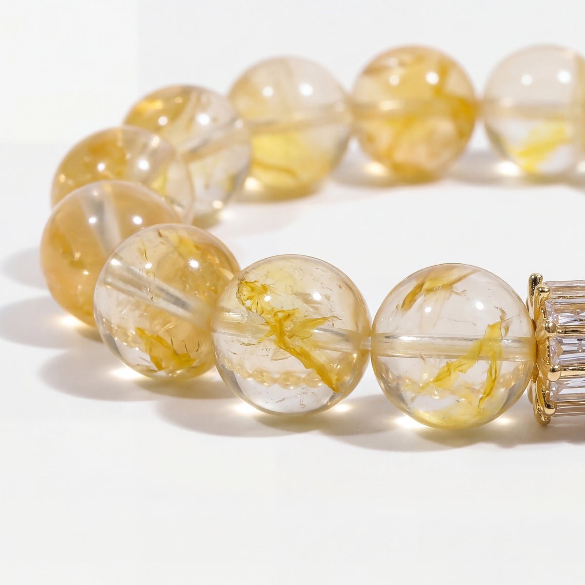 Golden Healer Yellow Quartz Bracelet by JWPatronus – natural crystal bracelet for women